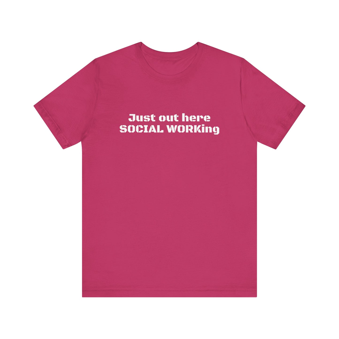 Social Working Unisex Jersey Short Sleeve Tee