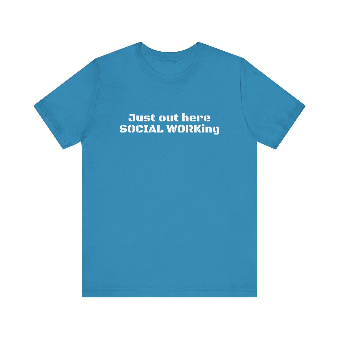 Social Working Unisex Jersey Short Sleeve Tee