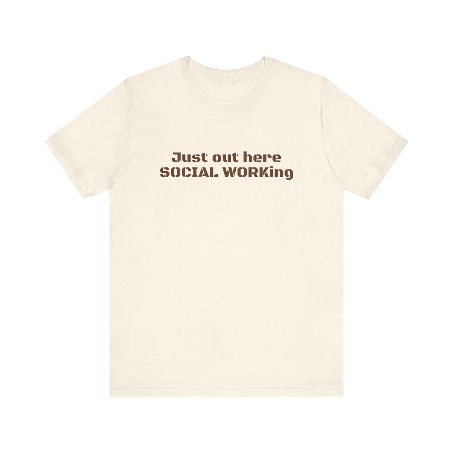 Social Working Unisex Jersey Short Sleeve Tee